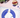Evergreen Linen Placemat with Light Blue Embroidery (Set of 2)