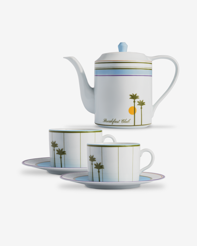Breakfast Club Porcelain Tea Set