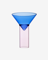 Martini Shot Glass - Blue & Pink