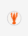 Hand-Painted Lobster Dinner Plate