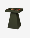 Leather Game Table – Green