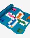 Leather Roll-up Ludo Game – Azure Blue