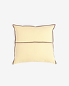 Cotton Pocket Cushion – Yellow and Brown