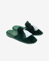 Women Tassel Handmade Velvet Slippers – Green