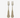 Vintage Silver Fork – Set of 2 – King & Queen