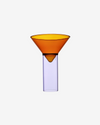 Martini Shot Glass - Amber & Lilac