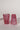 Vintage Bohemian pink shot glasses from the mid-century. Set of 4 with cut glass detail. Elegant, rare barware for entertaining or gifting in style.